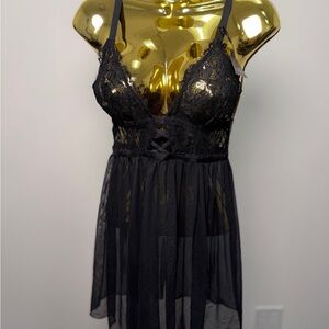 NWT Bras N Things “Nicolette” Baby Doll Soft Cup top size 8